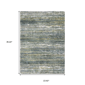 HomeRoots Green & Blue Geometric Distressed Accent Rug - image 3