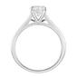 Nova Star&#174; Sterling Silver Solitaire Lab Grown Diamond Ring - image 2