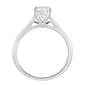 Nova Star&#174; Sterling Silver Solitaire Lab Grown Diamond Ring - image 2