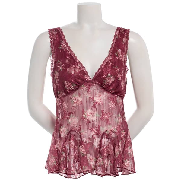 Juniors Madden Girl Flutter Stretch Lace V-Neck Tie Back Tank Top