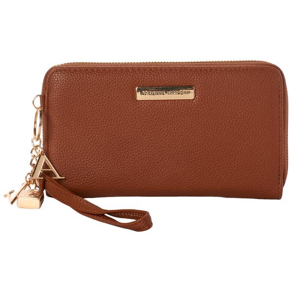 Womens Adrienne Vittadini Stacey Large Zip-Around Wallet - image 