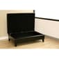 Baxton Studio Leather Storage Cocktail Ottoman - image 2