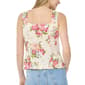 Womens Cece Square Neck Button Up Floral Vest - image 2