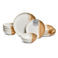 Sango Phoebe 12pc. Caramel Round Dinnerware Set - image 1