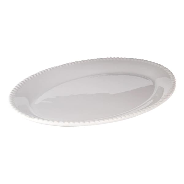 Home Essentials Bead Oval Platter - image 