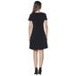 Womens MSK Short Sleeve Grommet Trim A-Line Dress - image 2