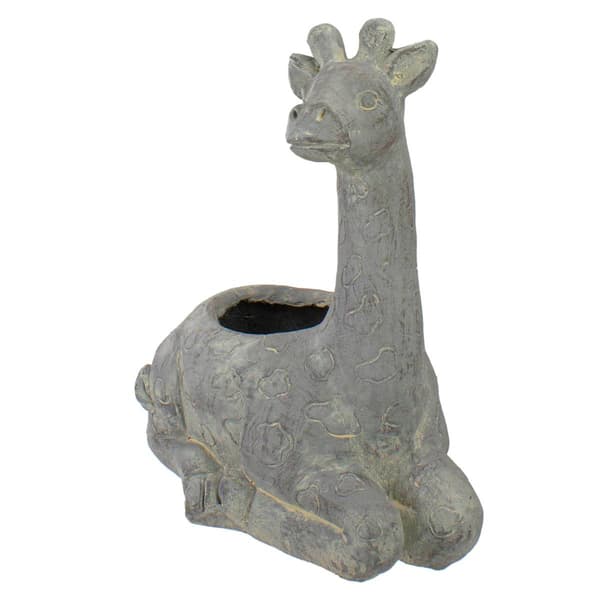 Northlight Seasonal 16in. Seated Giraffe Outdoor Garden Planter