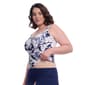 Plus Size Profile by Gottex Tropical Leaf Tankini Swim Top - image 4