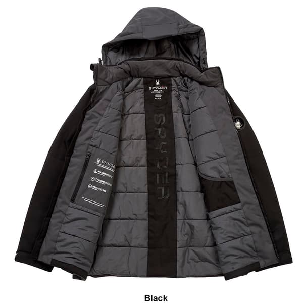 Mens Spyder Midweight Color Block Active Coat