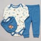 Baby Boy (NB-9M) baby views(R) 3pc. Safari Bodysuit & Pants Set - image 1