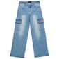 Girls (7-16) True Religion Wide Leg Cargo Jeans - image 1