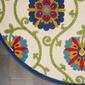 Nourison Aloha Vines Contemporary Indoor/Outdoor Round Rug - image 3