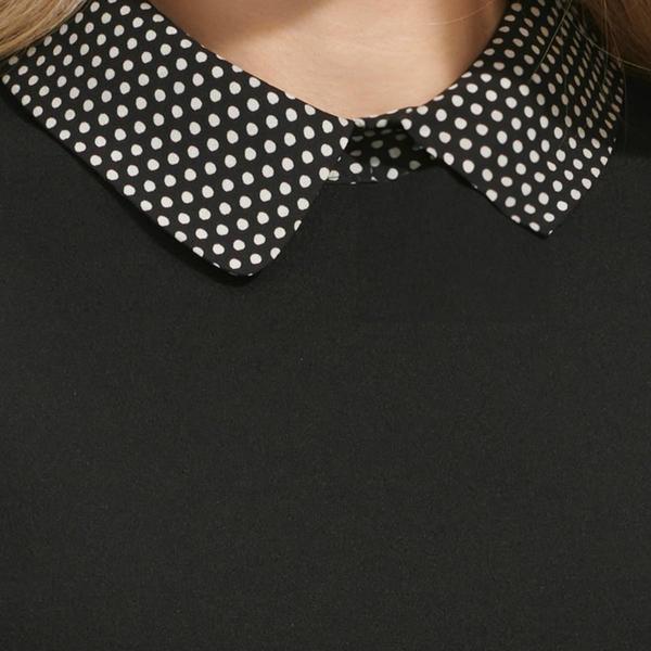 Womens Tommy Hilfiger Long Sleeve Two in One Shift Dress