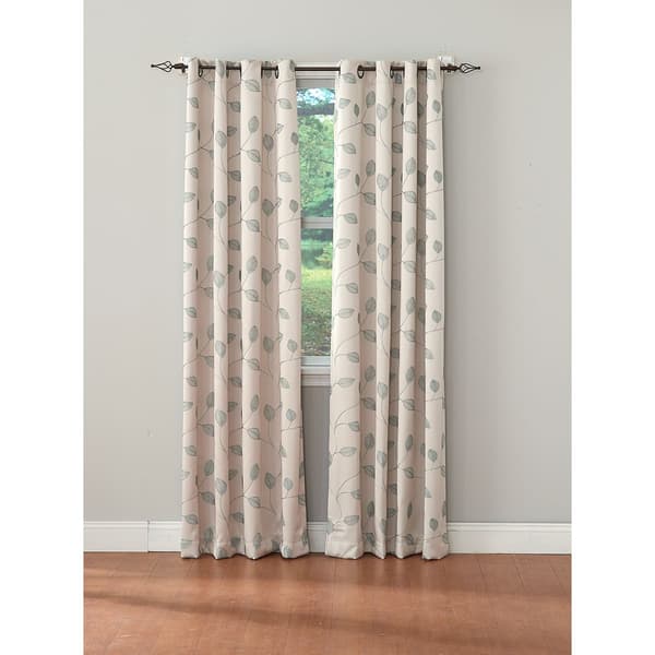 Birch Blackout Grommet Curtain Panel - image 