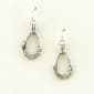 Freedom Nickel Free Small Silver Teardrop Earrings - image 1