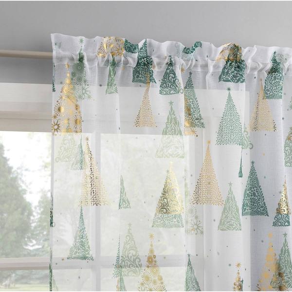 Holiday Rod Pocket Panel Curtain