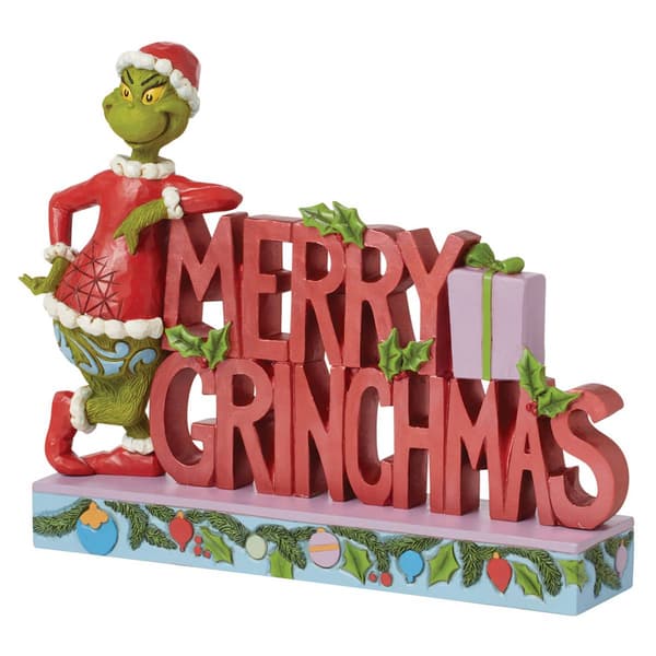 Jim Shore Grinch Merry Grinchmas Christmas Figurine