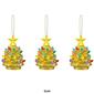 Mr. Christmas 4in. 3pc. Shatterproof Electroplated Ornament Tree - image 4