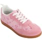 Womens Love 83 Pink Floral Fashion Sneakers - image 1