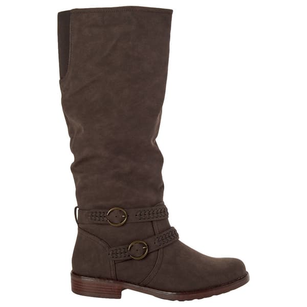 Womens XOXO Martin Boots - Dark Brown