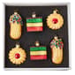 Kurt S. Adler 6pc. Noble Gems&#40;tm&#41; Cookie Glass Ornament Set - image 1