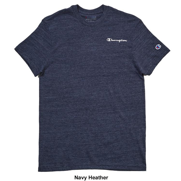 Mens Champion® Classic Powerblend® Small Script Tee
