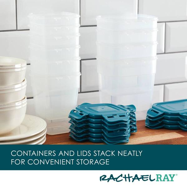 Rachael Ray 20pc. Leak-Proof Stacking Food Storage Container Set