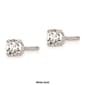 Pure Fire 14kt Gold 1/2ctw. Certified Diamond Screw Back Earrings - image 4