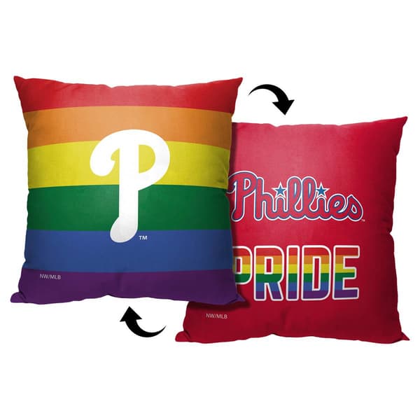 Northwest Philadelphia Phillies Pride Throw Pillow - 18x18