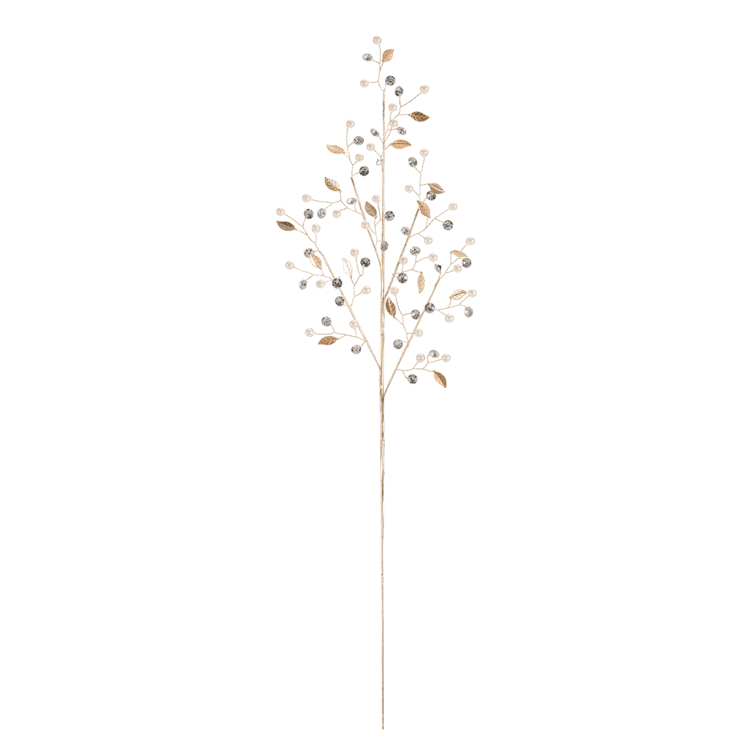 Melrose Elegant Pearl & Jewel Bead Spray - Set of 2