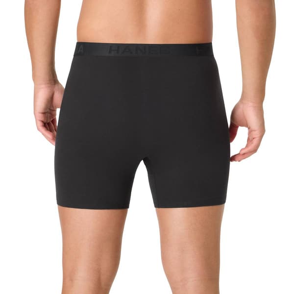 Mens Hanes Ultimate® 3pk. Boxer Briefs - Black/Grey
