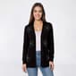 Womens 89th & Madison Floral Stud Embellishment Cardigan - image 3