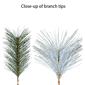 Puleo International Pre-Lit Flocked Wreath with Pinecones - image 6