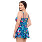 Plus Size Great Lengths Dreamy Island Floral One Piece Swimdress - image 2