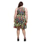 Plus Size 24/7 Comfort Apparel Butterfly Tank Swing Dress - image 3