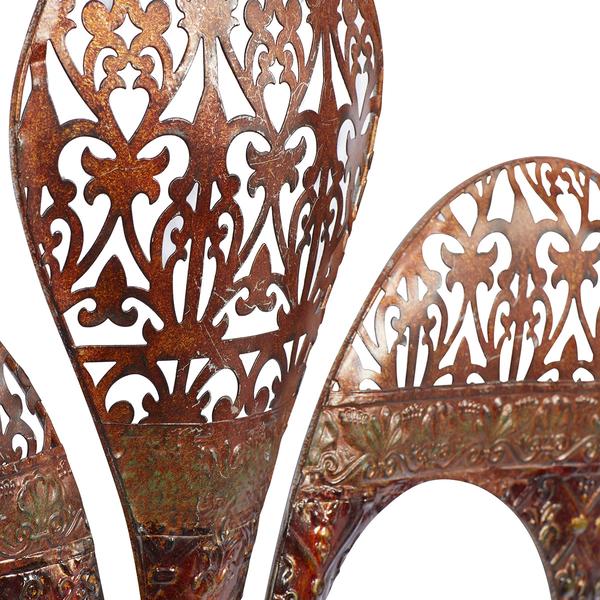 9th & Pike® Fleur De Lis Pierced Wall Décor