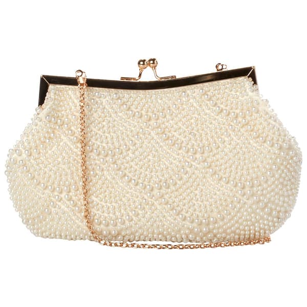 Jessica McClintock Pearl Kisslock Clutch