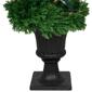 Northlight 4.5ft Real Touch™ Pre-Lit Cedar Double Spiral Tree - image 5