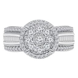 Diamond Classics(tm) White Gold 1ctw. Diamond Bridal Ring