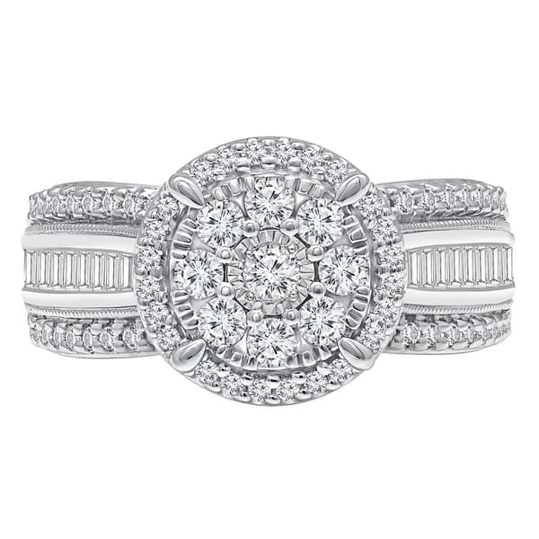 Diamond Classics(tm) White Gold 1ctw. Diamond Bridal Ring