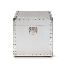 Baxton Studio Serge Metal Storage Trunk