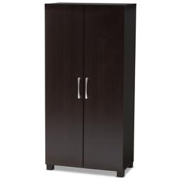 Baxton Studio Marine 2 Door Wood Entryway Shoe Storage Cabinet