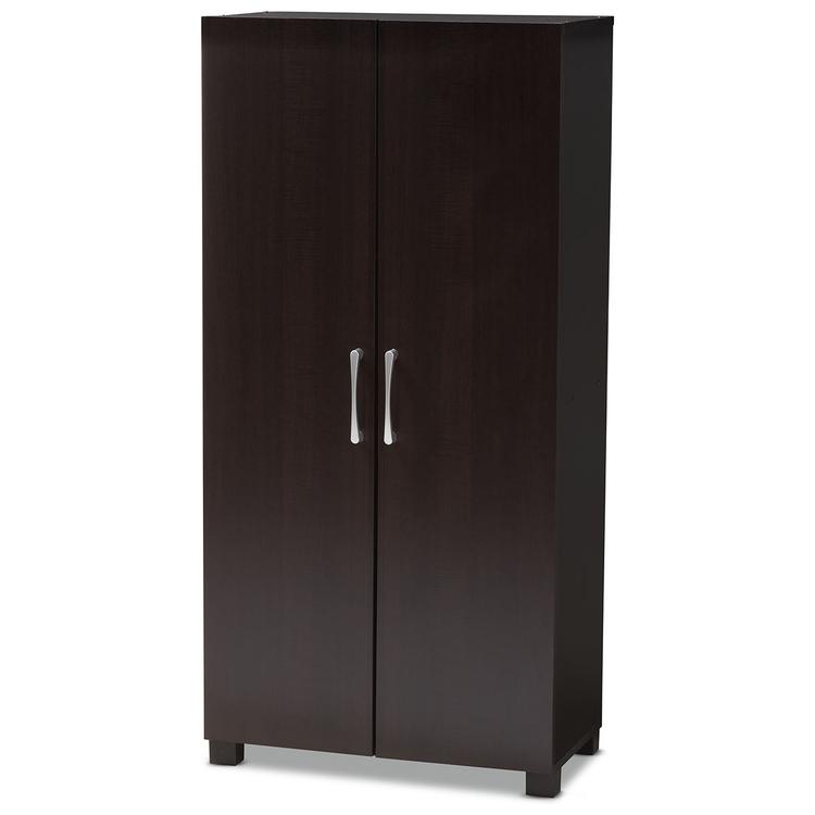 Baxton Studio Marine 2 Door Wood Entryway Shoe Storage Cabinet