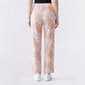 Juniors Pink Rose Linen Smock Super Wide Leg Pants - Egret - image 2
