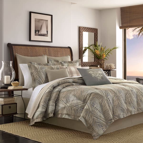 Tommy Bahama Raffia Palms 4pc. Comforter Set
