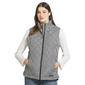 Womens LANDS END(R) Puffer Vest - Black/Cream - image 1