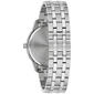Mens Bulova Stainless Blue Dial Bracelet Watch - 96B338 - image 3