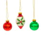 Kurt Adler 35MM Glass Green and Red 12pc. Ornament Set - image 1