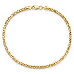 Unisex Gold Classics™ 2.2mm. 14kt. Semi Solid Franco Necklace