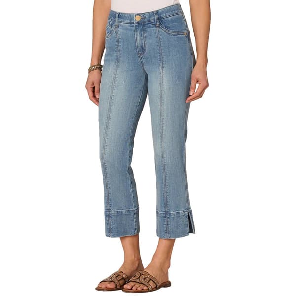 Womens Democracy "Ab"solution&#174; High Rise Flare Center Seam Jeans